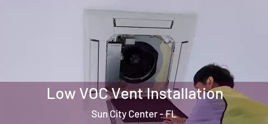 Low VOC Vent Installation Sun City Center - FL